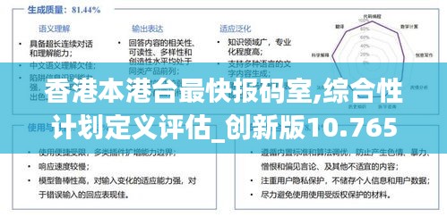 香港本港台最快报码室,综合性计划定义评估_创新版10.765