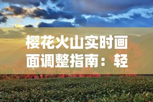 樱花火山实时画面调整指南：轻松捕捉壮观美景