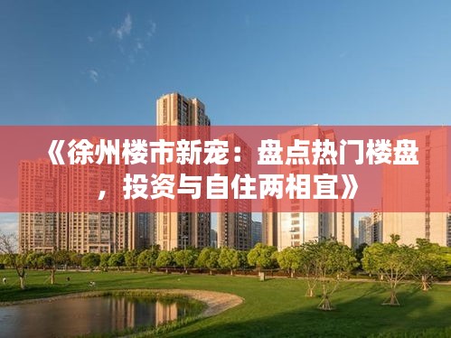《徐州楼市新宠：盘点热门楼盘，投资与自住两相宜》