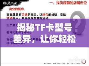 揭秘TF卡型号差异，让你轻松百度挑选优质TF卡！
