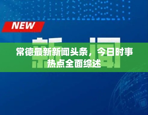 常德最新新闻头条，今日时事热点全面综述