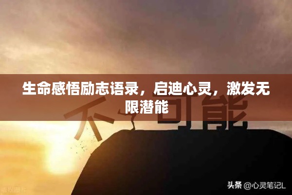 生命感悟励志语录，启迪心灵，激发无限潜能