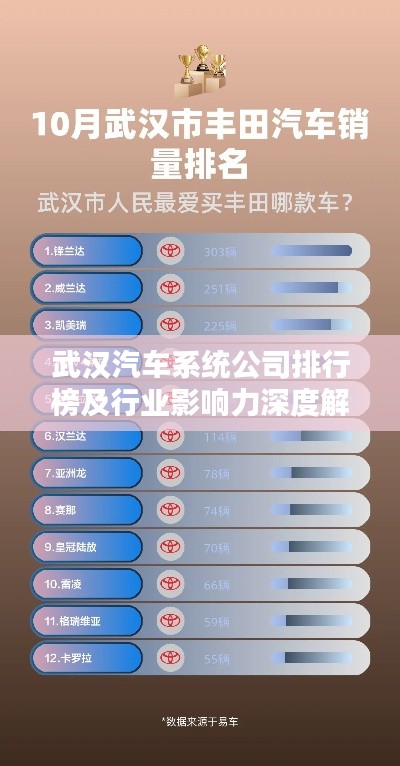 武汉汽车系统公司排行榜及行业影响力深度解析