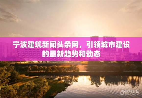 宁波建筑新闻头条网，引领城市建设的最新趋势和动态