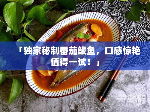 「独家秘制番茄鲅鱼，口感惊艳值得一试！」