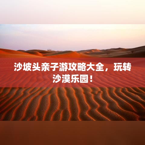 沙坡头亲子游攻略大全，玩转沙漠乐园！