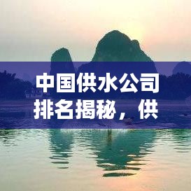 中国供水公司排名揭秘，供水量背后的影响力分析