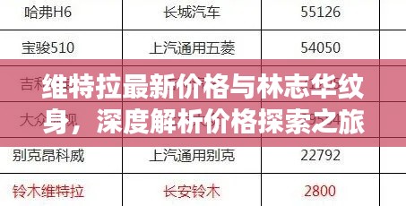 维特拉最新价格与林志华纹身，深度解析价格探索之旅