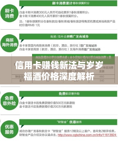 信用卡赚钱新法与岁岁福酒价格深度解析