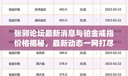 张郭论坛最新消息与铂金戒指价格揭秘，最新动态一网打尽