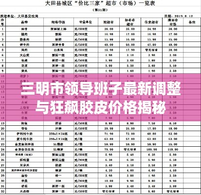 三明市领导班子最新调整与狂飙胶皮价格揭秘