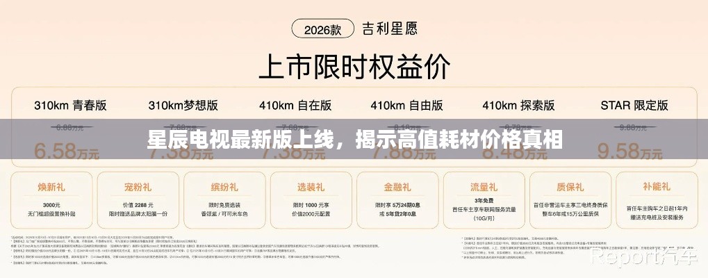 星辰电视最新版上线，揭示高值耗材价格真相