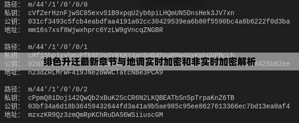 绯色升迁最新章节与地调实时加密和非实时加密解析