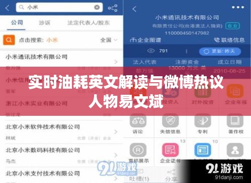 实时油耗英文解读与微博热议人物易文斌