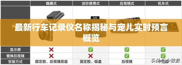 最新行车记录仪名称揭秘与宠儿实时预言概览