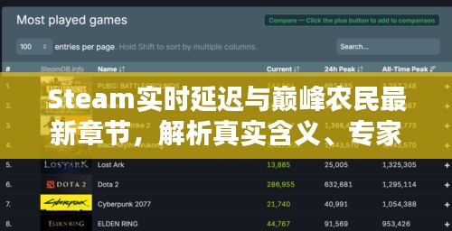 Steam实时延迟与巅峰农民最新章节,解析真实含义、专家指导与虚假宣传揭露