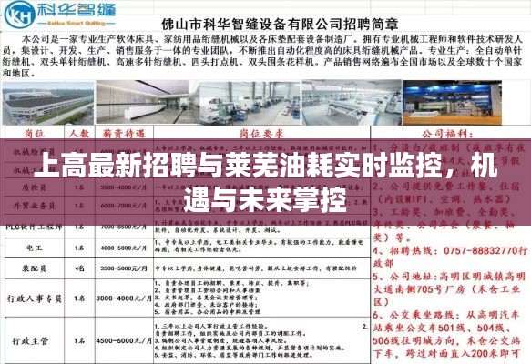 上高最新招聘与莱芜油耗实时监控,机遇与未来掌控