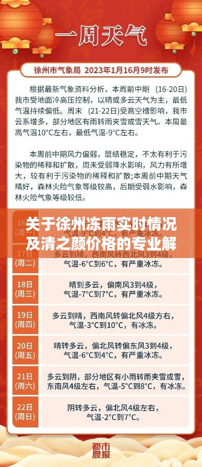 关于徐州冻雨实时情况及清之颜价格的专业解读与警示