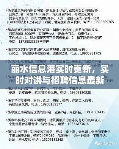 丽水信息港实时更新，实时对讲与招聘信息最新动态