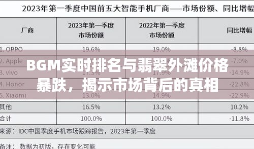 BGM实时排名与翡翠外滩价格暴跌，揭示市场背后的真相
