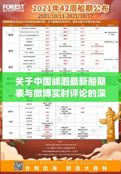 关于中国嵊泗最新船期表与微博实时评论的深度剖析