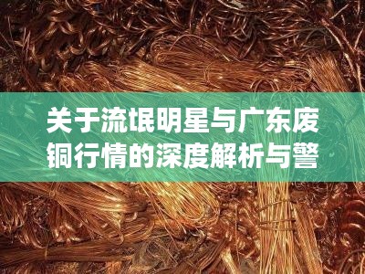 关于流氓明星与广东废铜行情的深度解析与警示