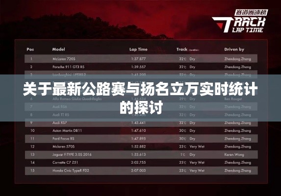 关于最新公路赛与扬名立万实时统计的探讨