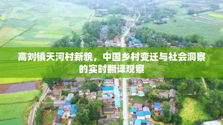 高刘镇天河村新貌,中国乡村变迁与社会洞察的实时翻译观察