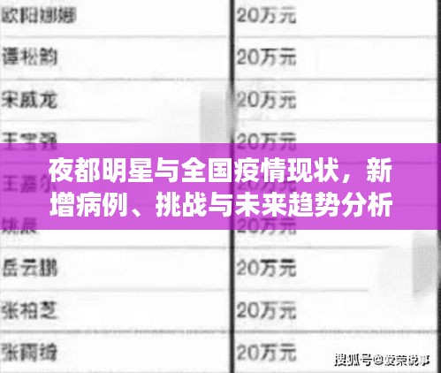 夜都明星与全国疫情现状，新增病例、挑战与未来趋势分析