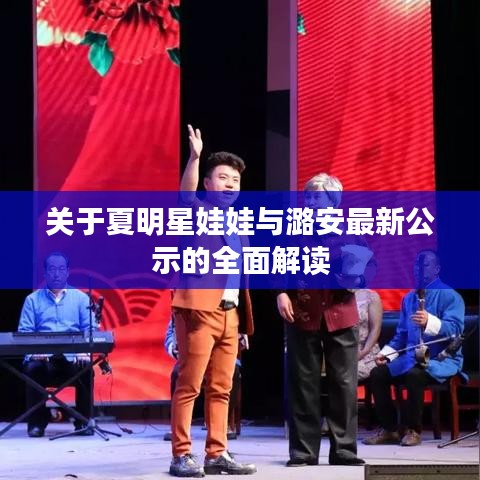 关于夏明星娃娃与潞安最新公示的全面解读