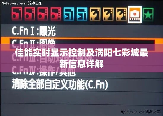 佳能实时显示控制及涡阳七彩城最新信息详解