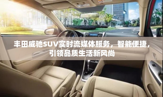 丰田威驰SUV实时流媒体服务,智能便捷,引领品质生活新风尚