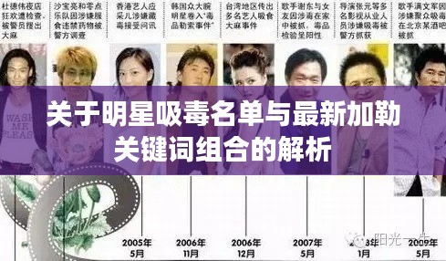 关于明星吸毒名单与最新加勒关键词组合的解析