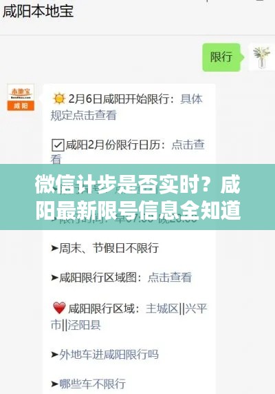 微信计步是否实时？咸阳最新限号信息全知道