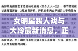 女明星踢人戏与大冷最新消息,正本清源、务实指导与打假警示