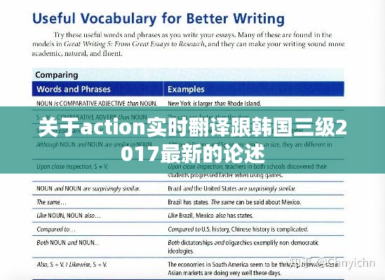 关于action实时翻译跟韩国三级2017最新的论述