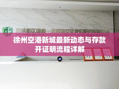 徐州空港新城最新动态与存款开证明流程详解